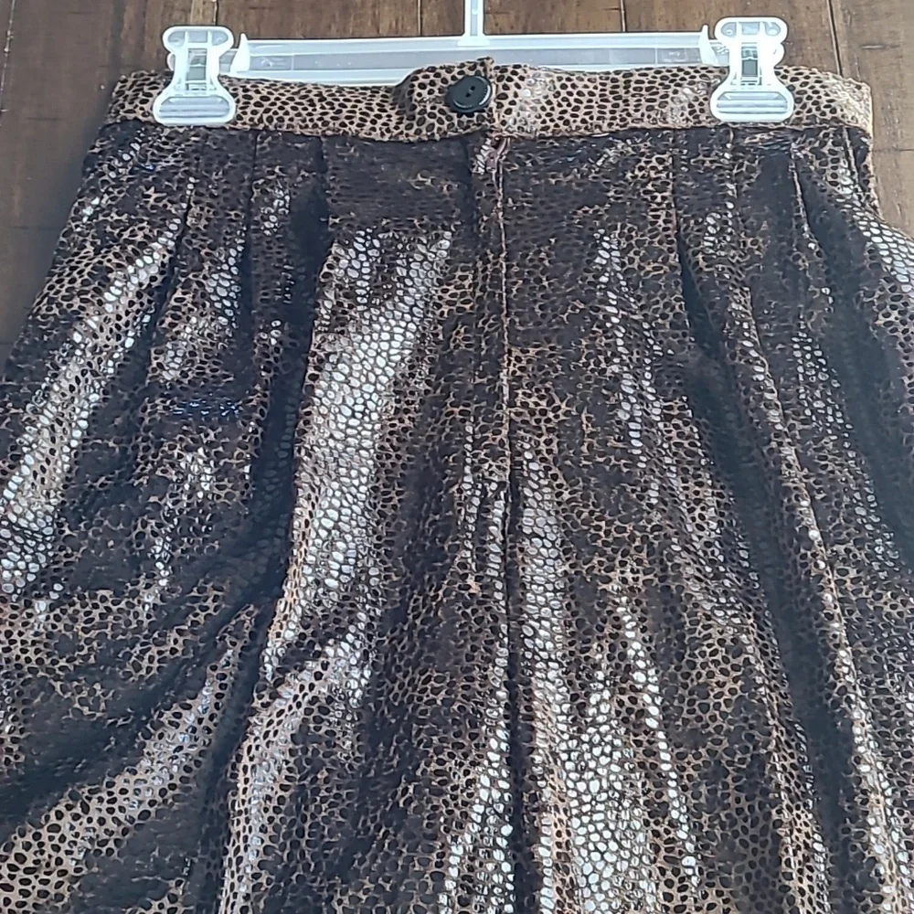 Sophia La Belle Vintage Faux Snakeskin Pant Suit Size M - Picture 7 of 9